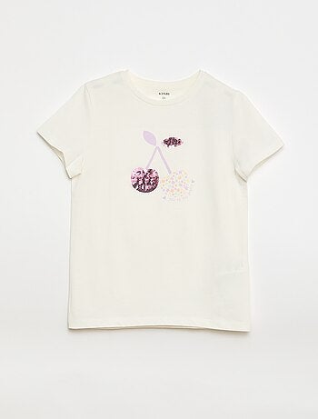 T-shirt à manches courtes avec animation
