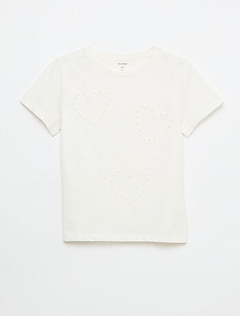 T-shirt à manches courtes avec animation