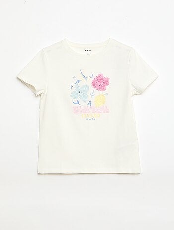T-shirt à manches courtes avec animation