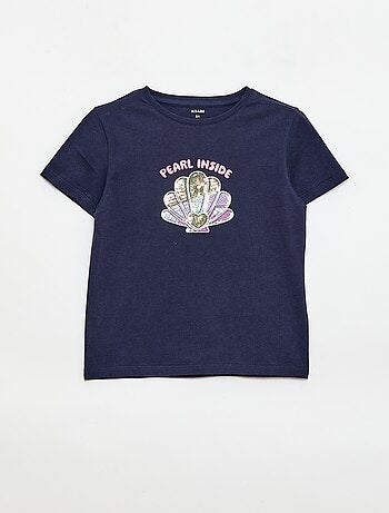 T-shirt à manches courtes avec animation