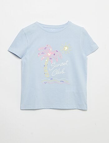 T-shirt à manches courtes avec animation