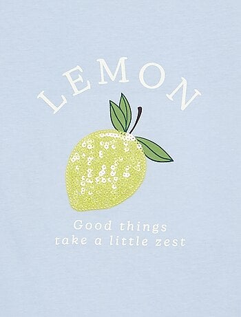 T-shirt à manches courtes avec animation