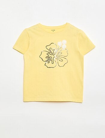T-shirt à manches courtes avec animation
