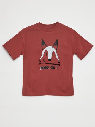 T-shirt à manches courtes avec animation