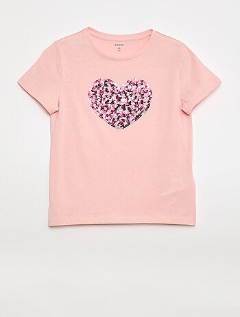 T-shirt à manches courtes avec animation