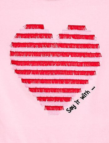 T-shirt à manches courtes avec animation