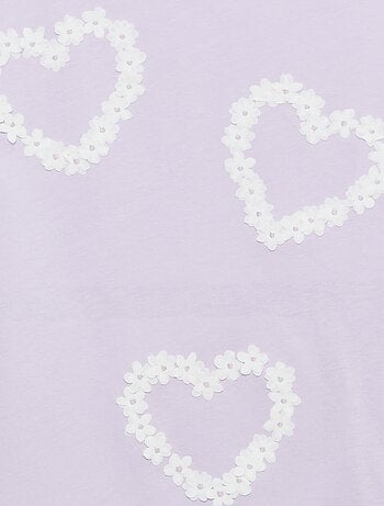 T-shirt à manches courtes avec animation