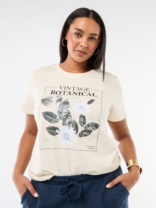 T-shirt à manches courtes avec imprimé - Kiabi