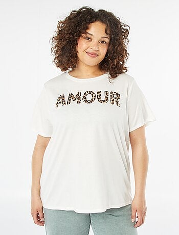 T-shirt à manches courtes avec imprimé