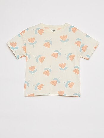 T-shirt à manches courtes avec imprimé