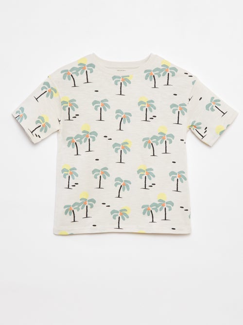 T-shirt à manches courtes avec imprimé - Kiabi