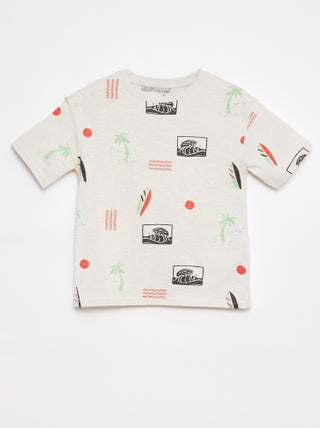 T-shirt à manches courtes avec imprimé