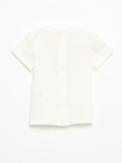 T-shirt à manches courtes avec imprimé - Kiabi