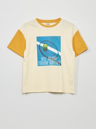 T-shirt à manches courtes avec imprimé