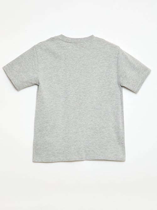 T-shirt à manches courtes avec imprimé 'Luffy - One Piece' - Kiabi