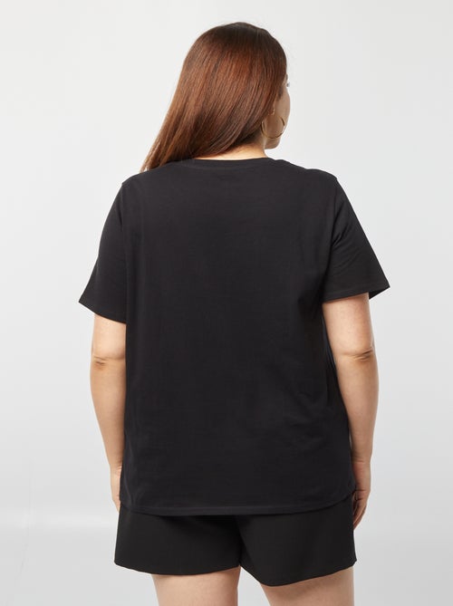 T-shirt à manches courtes avec imprimé - Kiabi