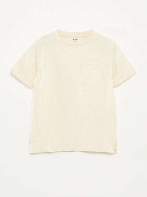 T-shirt à manches courtes avec poche - Kiabi