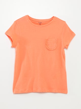 T-shirt à manches courtes avec poche poitrine