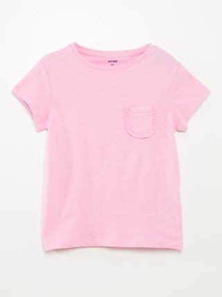 T-shirt à manches courtes avec poche poitrine