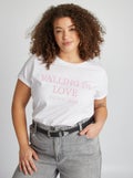 T-shirt à manches courtes Blanc - Kiabi