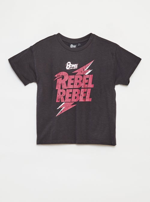 T-shirt à manches courtes 'David Bowie' - Kiabi