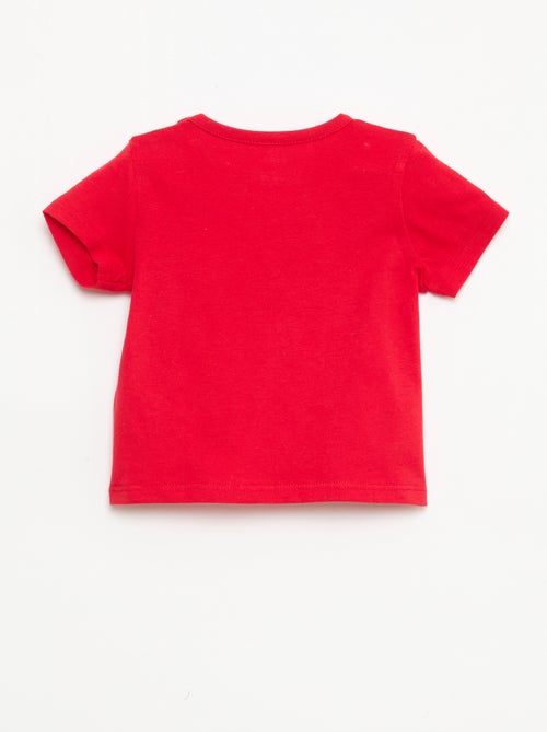 T-shirt à manches courtes en jersey de coton - Kiabi