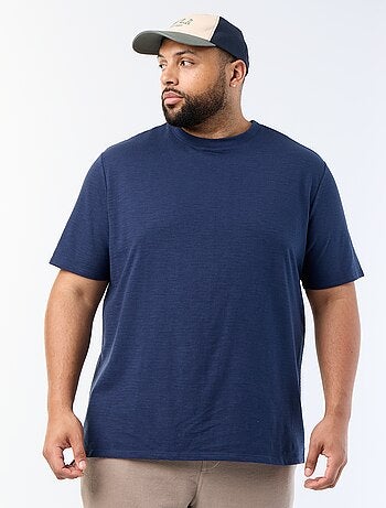 T-shirt à manches courtes en maille jersey fantaisie