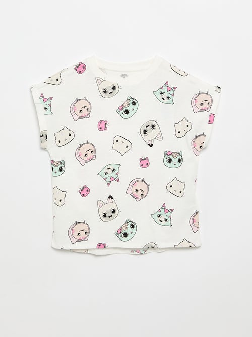T-shirt à manches courtes 'Gabby et la maison magique' - Kiabi