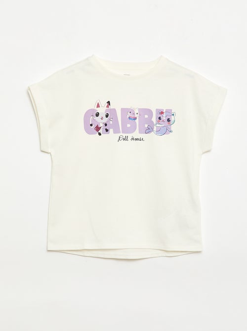 T-shirt à manches courtes 'Gabby et la maison magique' 'Universal' - Kiabi