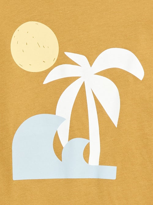 T-shirt à manches courtes imprimé - Kiabi