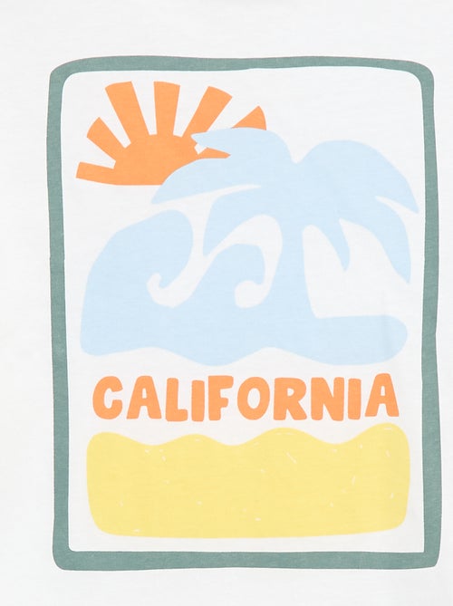 T-shirt à manches courtes imprimé - Kiabi