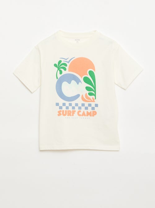 T-shirt à manches courtes imprimé - Kiabi