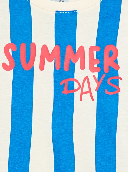 T-shirt à manches courtes imprimé - Kiabi