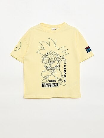 T-shirt à manches courtes imprimé 'Dragon ball Z'