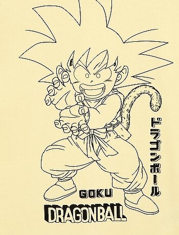 T-shirt à manches courtes imprimé 'Dragon ball Z'