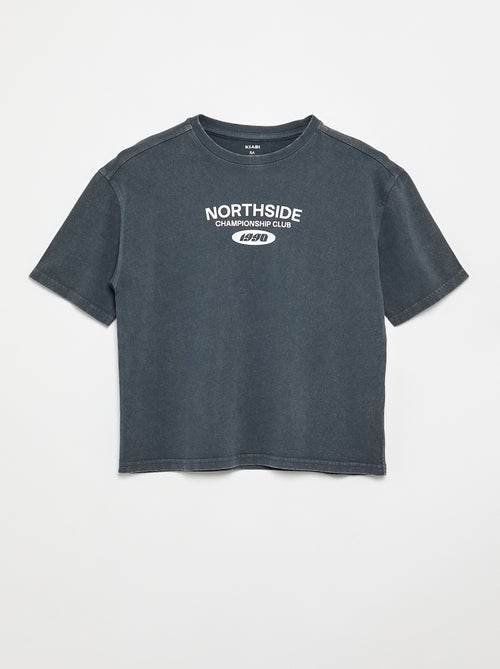 T-shirt à manches courtes imprimé - Kiabi