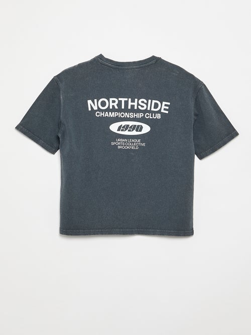 T-shirt à manches courtes imprimé - Kiabi