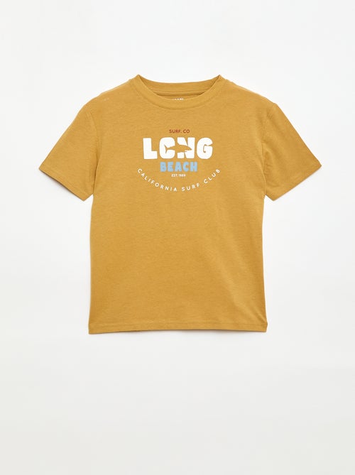 T-shirt à manches courtes imprimé - Kiabi