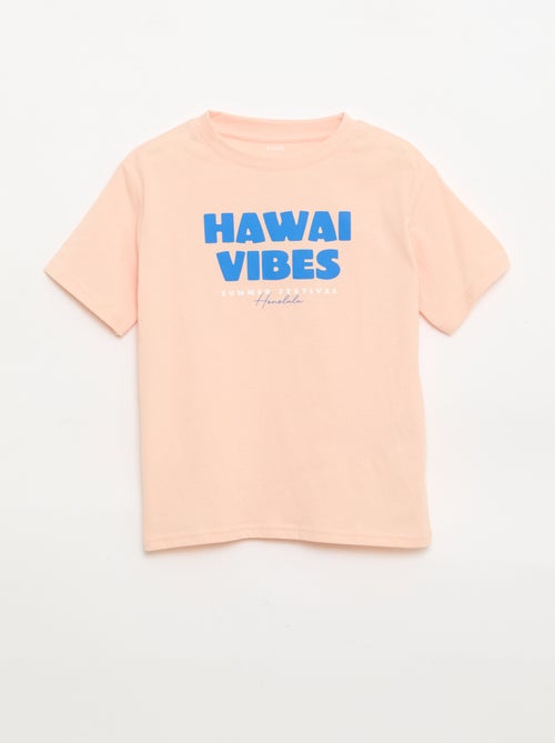 T-shirt à manches courtes imprimé - Kiabi