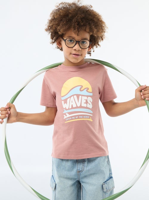 T-shirt à manches courtes imprimé - Kiabi