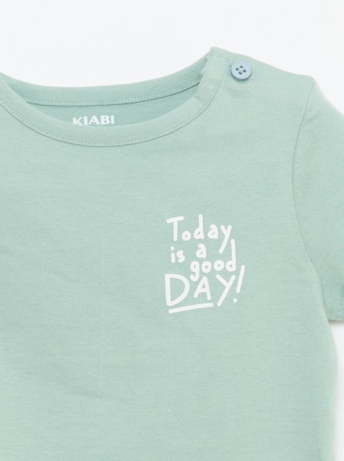 T-shirt à manches courtes imprimé - Kiabi