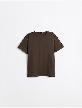 T-shirt à manches courtes interlocks, mo fashion