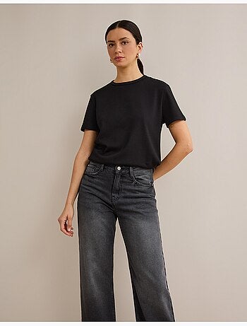 T-shirt à manches courtes interlocks, mo fashion