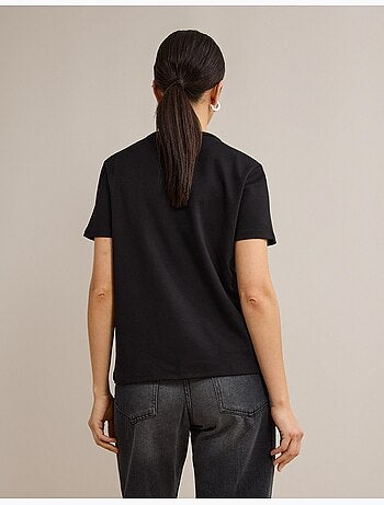 T-shirt à manches courtes interlocks, mo fashion
