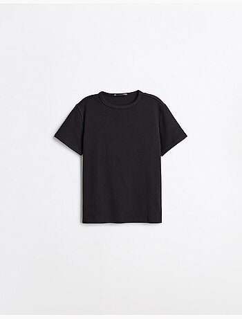 T-shirt à manches courtes interlocks, mo fashion