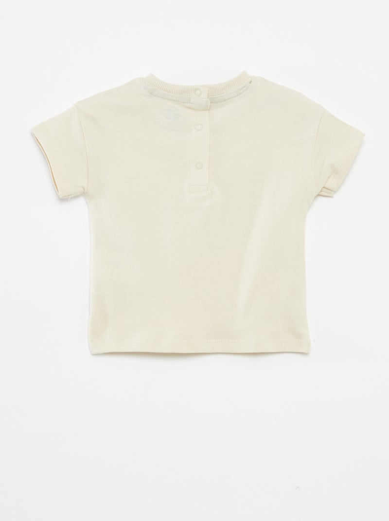 T-shirt à manches courtes 'Jurassic World' BLANC - Kiabi