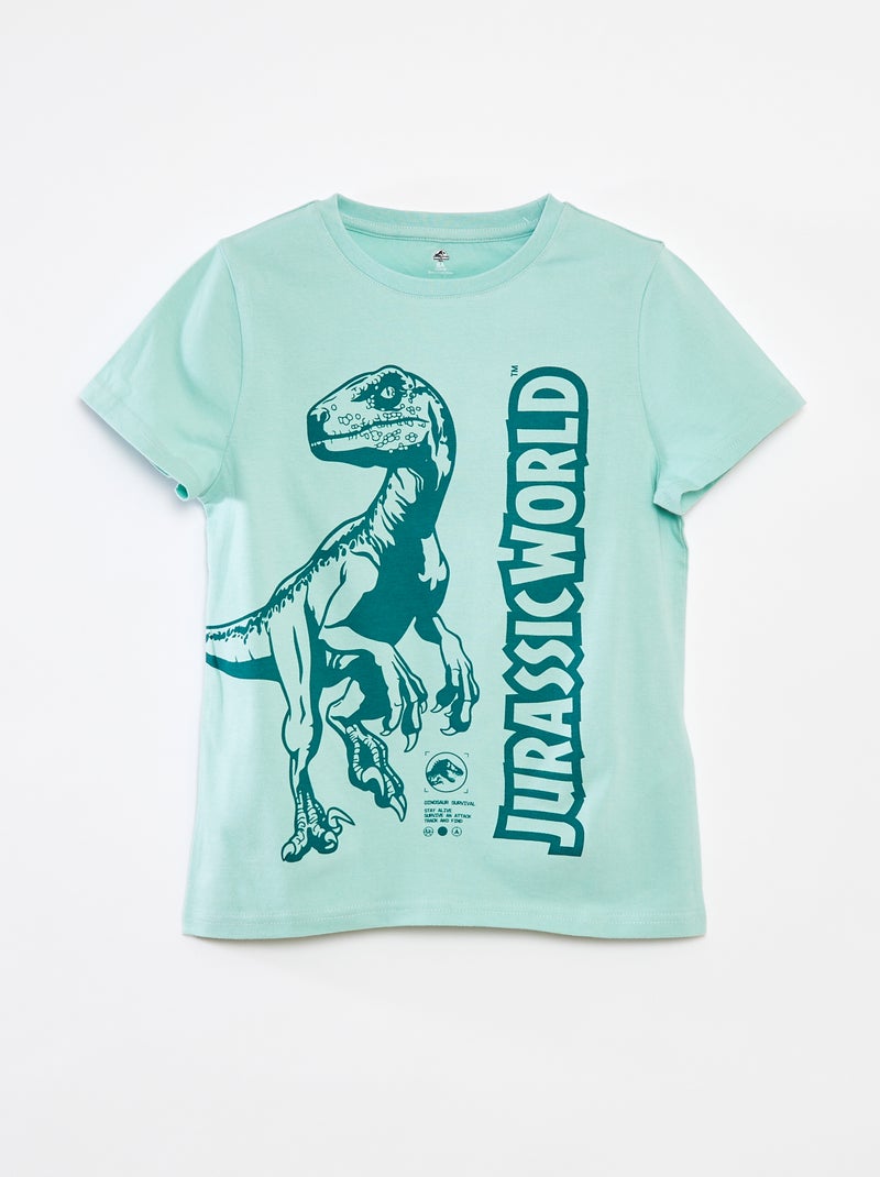 T-shirt à manches courtes 'Jurassic World' Vert - Kiabi
