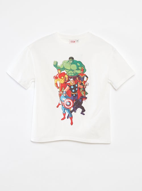 T-shirt à manches courtes 'Marvel' - Kiabi