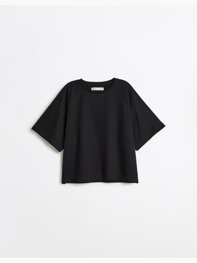 T-shirt à manches courtes, mo fashion Noir - Kiabi