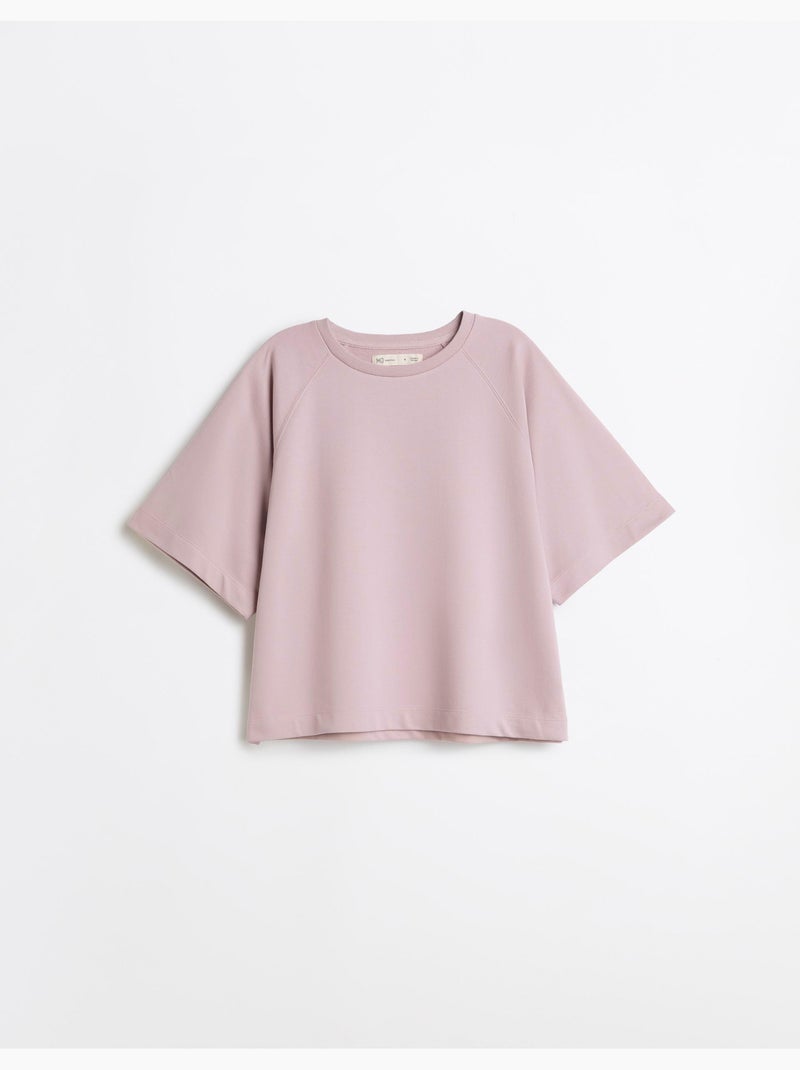 T-shirt à manches courtes, mo fashion Violet - Kiabi